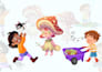 draw kids character design for children book illustration